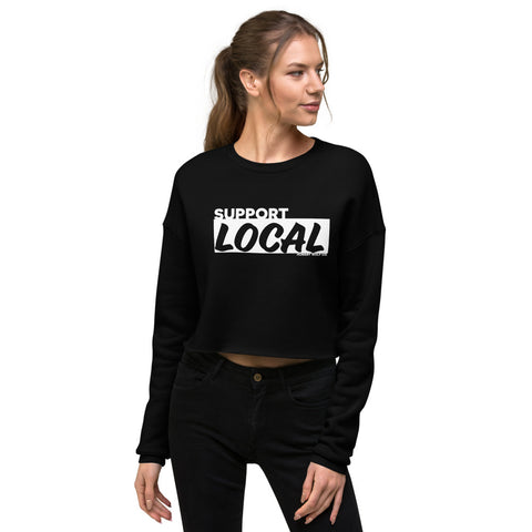 Support Local Women’s Crop Sweatshirt